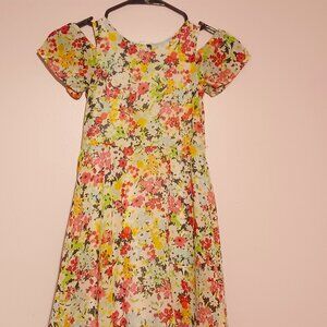 The Children's Place Floral Printed Girls Dress – Size 6X/7